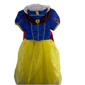 Disney Parks Snow White Deluxe Designer Costume Dress Small 6 6x Princess Cape